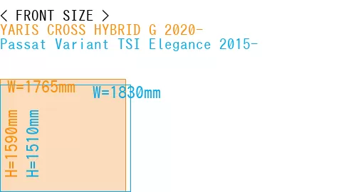 #YARIS CROSS HYBRID G 2020- + Passat Variant TSI Elegance 2015-